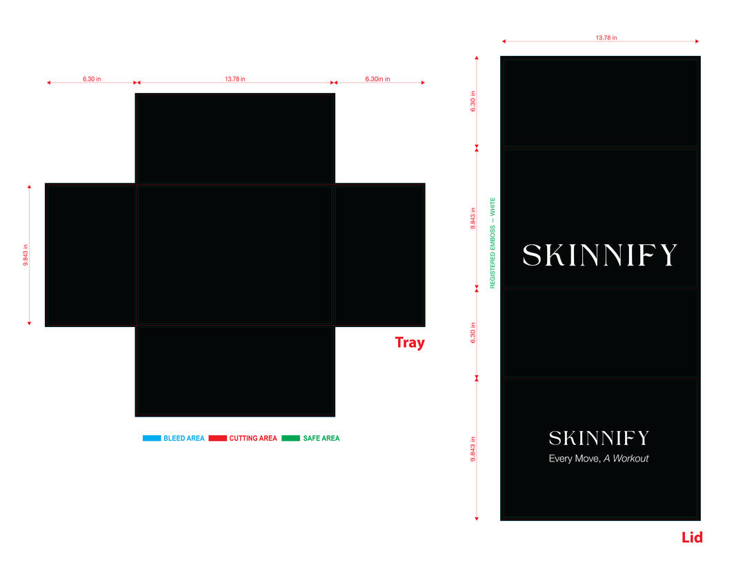 PR Box Dieline, Print