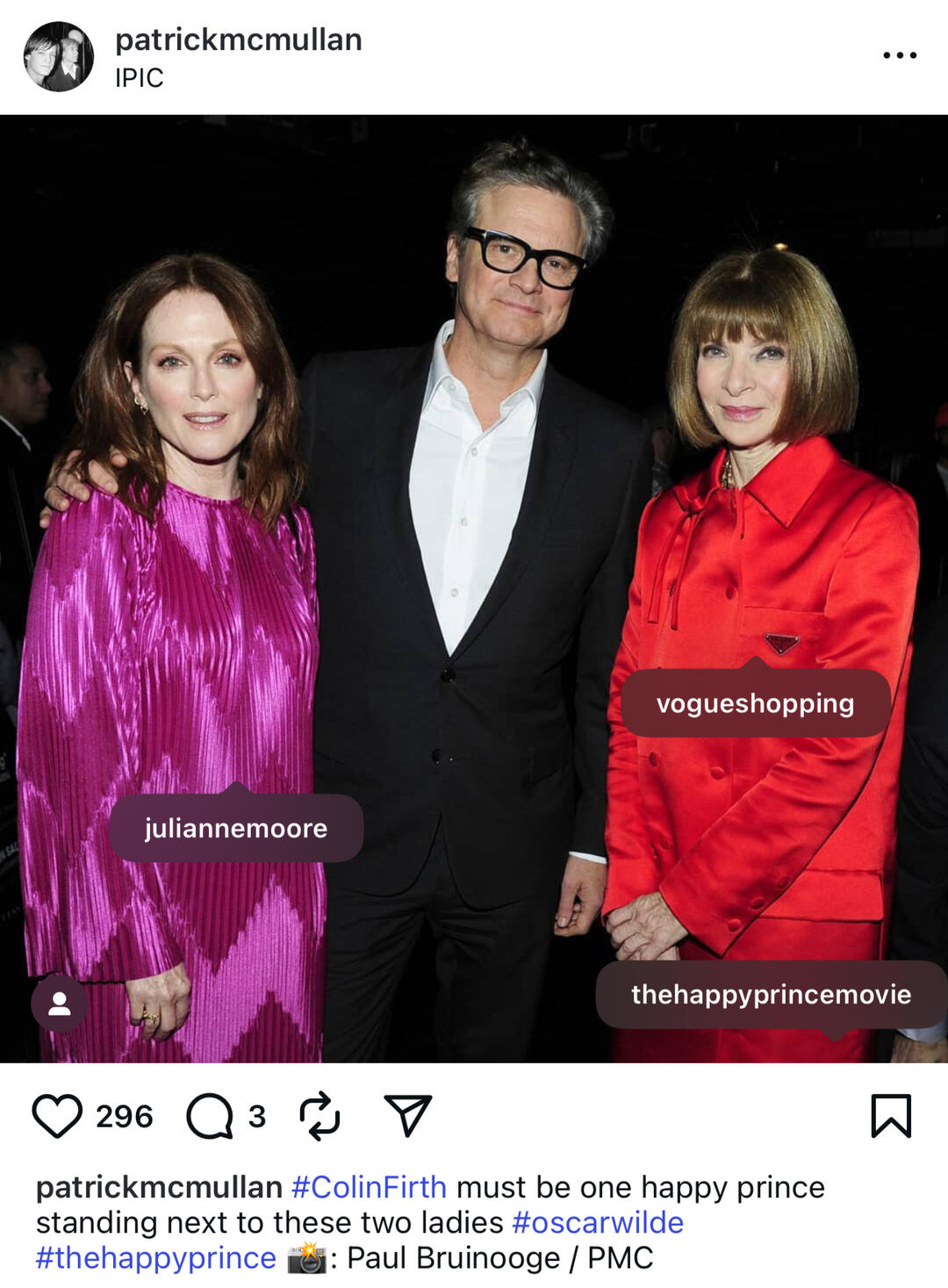 Patrick McMullan Company, Social Caption